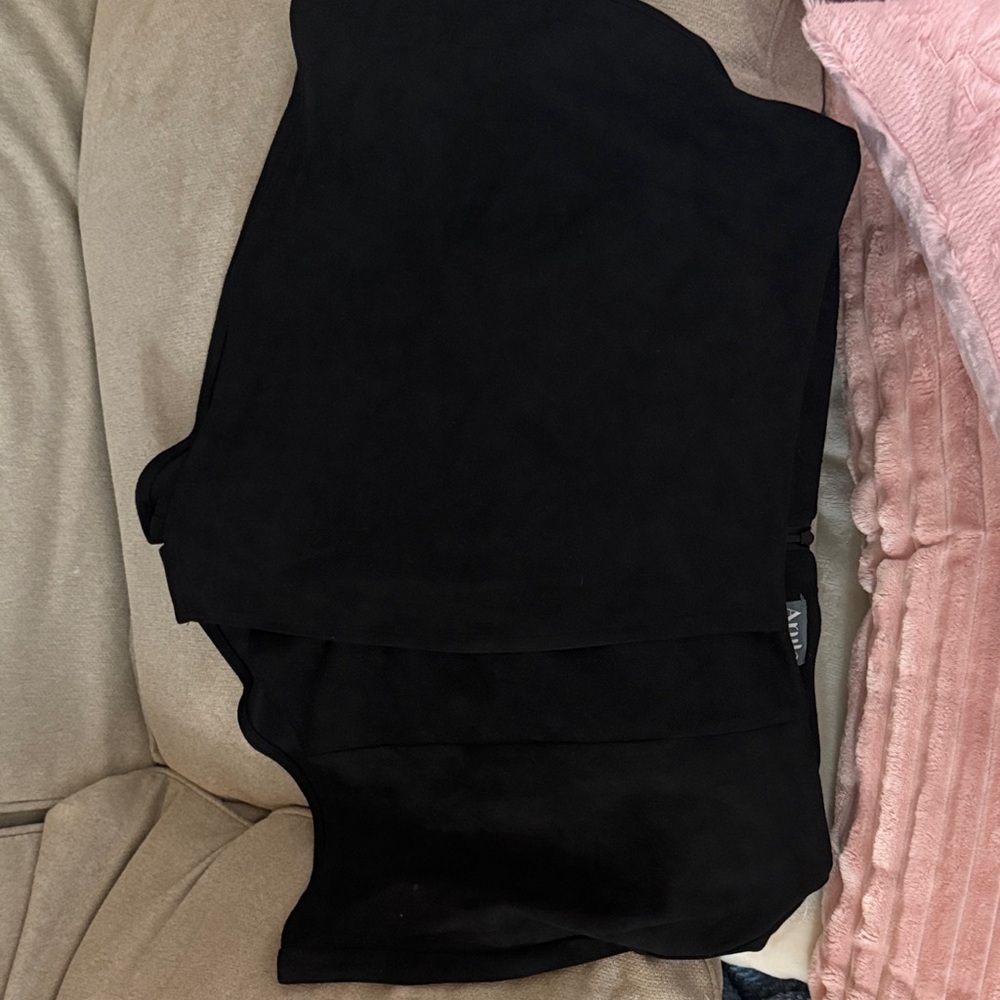 Elegant Black Skort
